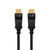 LogiLink CDV0100 DisplayPort kábel 10 M Fekete