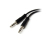 StarTech.com 3,5mm Audio Klinke Y Kabel - Headset Splitter - 1 x 3,5mm (Buchse) 2 x 3,5mm (Stecker)