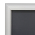 Europel 355117 bord- & informatiehouder Informatiestandaard A1 Aluminium Zilver