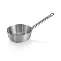 Sauteuse Cookware 21, Ø 16 cm, mit glattem Rand, Chromnickelstahl 18/10 Mit