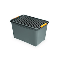 Pojemnik do przechowywania MOXOM Solidstore box, na kółkach, 60l, szary