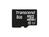 SD microSD Card 8GB Transcend SDHC UHS1 w/adapter