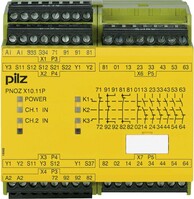 Not-Aus-Schaltgerät 24VDC 6n/o 4n/c 6LED PNOZ X10.11P #777750