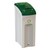 Midi Envirobin with Lift Up Lid - 82 Litre - Medway Blue - General Waste - White Lid