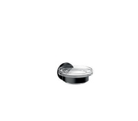 EMCO 433013300 Emco Seifenhalter ROUND Schale Kristallglas klar schwarz