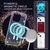 NALIA Set [3-in-1] MagPower Copertura Glitterata & 2x Vetro Prottetivo del Display compatible con iPhone 14 Custodia[ Compatible con MagSafe], Trasparente Brillantini Anti-Giall...