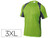 Camiseta Deltaplus Poliester Manga Corta Cuello Redondo Tratamiento Secado Rapido Color Verde-Gris Talla 3Xl