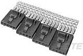 Buchsenleiste, 10-polig, RM 2.54 mm, gerade, schwarz, 5-103958-9