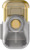 Stoßverbinder mit Isolation, 2,5-4,0 mm², AWG 14 bis 12, transparent/gelb, 48 mm