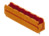 Stiftleiste, 3-polig, RM 7.5 mm, gerade, orange, 1629140000
