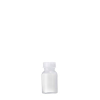 Weithalsflasche PELD 100 ml natur mit Verschluss