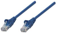 Network Patch Cable, Cat6, 1M, Blue, Cca, U/Utp, Pvc, Rj45, Gold Plated Contacts, Snagless, Booted, Lifetime Warranty, Polybag