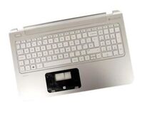 Top Cover & Keyboard (Belgium) white Keyboards (integrated)