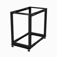 18U 19" Open Frame Server , Rack - 4 Post Adjustable ,