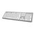 Kw-700 Keyboard Rf Wireless Qwertz German Silver, White Egyéb
