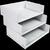 Briefablage Multisorter, 300x380x100 mm - Lichtgrau