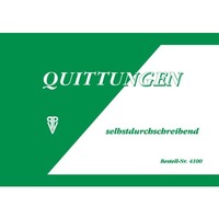 Quittung durchschreibend, A6, 2x40 Blatt PVP 4100