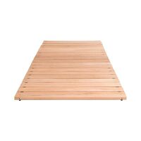 Wooden safety grid, per metre