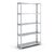 Heavy duty bolt-together shelving, zinc plated