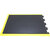 Estera antifatiga Bubblemat safety, L x A x H 1200 x 900 x 14 mm, amarillo-negro, elemento inicial / final.