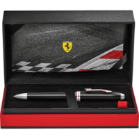 Drehkugelschreiber Scuderia Ferrari Townsend Schwarz-Lack Luxus Geschenkbox