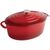 Vogue Oval Casserole Dish in Red Cast Iron 5Ltr 110(H) x 243(W) x 295(D)mm