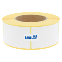 Thermodirekt-Etiketten 50 x 80 mm, 1.000 Thermoetiketten Thermo-Eco Papier auf 3 Zoll (76,2 mm) Rolle, Etikettendrucker-Etiketten permanent