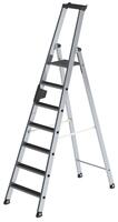 Alu-Stehleiter 7 Stufen clip-step Gesamthöhe 2,28 m Arbeitshöhe bis 3,65 m