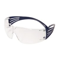 3M™ SecureFit™ 200 Schutzbrille, blaue Bügel, Scotchgard™ Anti-Fog-/Antikratz-Beschichtung (K&N), transparente Scheibe, SF201SGAF-BLU-EU