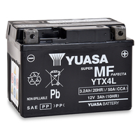 Batterie(s) Batterie moto YUASA YTX4L-BS 12V 3Ah