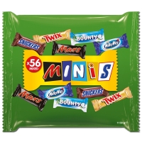 Mars Mixed Minis, Riegel, Schokolade, 1130g Beutel