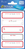 Haushalts-Etiketten, Papier, rechteckig mit abgerundeten Ecken & Schrift, rot, grau, 10 Aufkleber