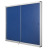 Bi-Office Exhibit Innenbereich Blau Filz Pinnwand 92.6x96.7cm Rechtansicht