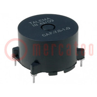 Inductor: wire; THT; 1mH; 7.8A; 9mΩ; 250VAC; -40÷125°C; ±30%; 10kHz