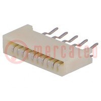Connector: FFC/FPC; straight; PIN: 10; Non-ZIF; THT; Easy-On; 50V