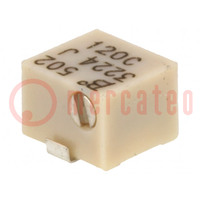 Potentiometer: mounting; multiturn; 5kΩ; 250mW; SMD; ±10%; linear