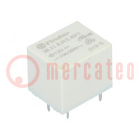 Relay: electromagnetic; SPDT; Ucoil: 12VDC; 15A; 10A/250VAC; PCB