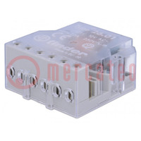 Relay: installation; bistable,impulse; NO; Ucoil: 12VAC; 10A; IP20