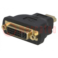 Adapter; DVI-D (24+1) gniazdo,HDMI wtyk