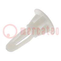 Assembly stud; polyamide; L: 4.8mm; latch/latch; Ø2: 6mm; Ø1: 4mm