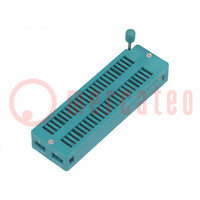 Socket: integrated circuits; ZIF; DIP48; 7.62/15.24mm; THT; 50VDC