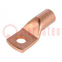 Tip: ring tube; M10; 70mm2; crimped; for cable; L: 43.5mm; copper