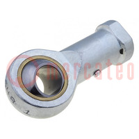 Testa articolata; 14mm; M14; 2; destra a girare,esterno; acciaio