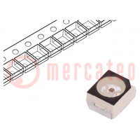 LED; SMD; 3528,PLCC2; sárga; 1208÷2415mlm; 355÷900mcd; 3,4x3x2,1mm