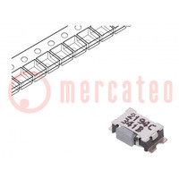 Microswitch TACT; SPST-NO; Pos: 2; 0.05A/32VDC; SMT; none; 4N; IP40