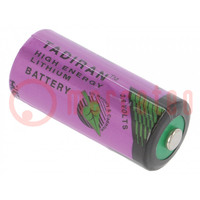 Batteria: al litio (LTC); 3,6V; 2/3AA; 1600mAh; non ricaricabile