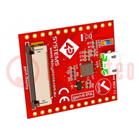 Adaptador USB ZIF 30; Interfaz: GPIO,serial,SPI; -15÷65°C