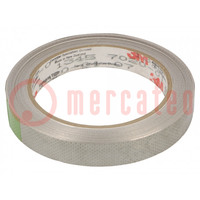 Tape: shielding; W: 15mm; L: 16.5m; Thk: 0.04mm; acrylic; copper