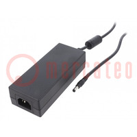 Power supply: switching; 36VDC; 2.78A; Out: 5,5/2,1; 100W; -30÷70°C