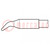 Tip; bent conical; 1.2mm; longlife; for soldering iron; JBC-AP-A